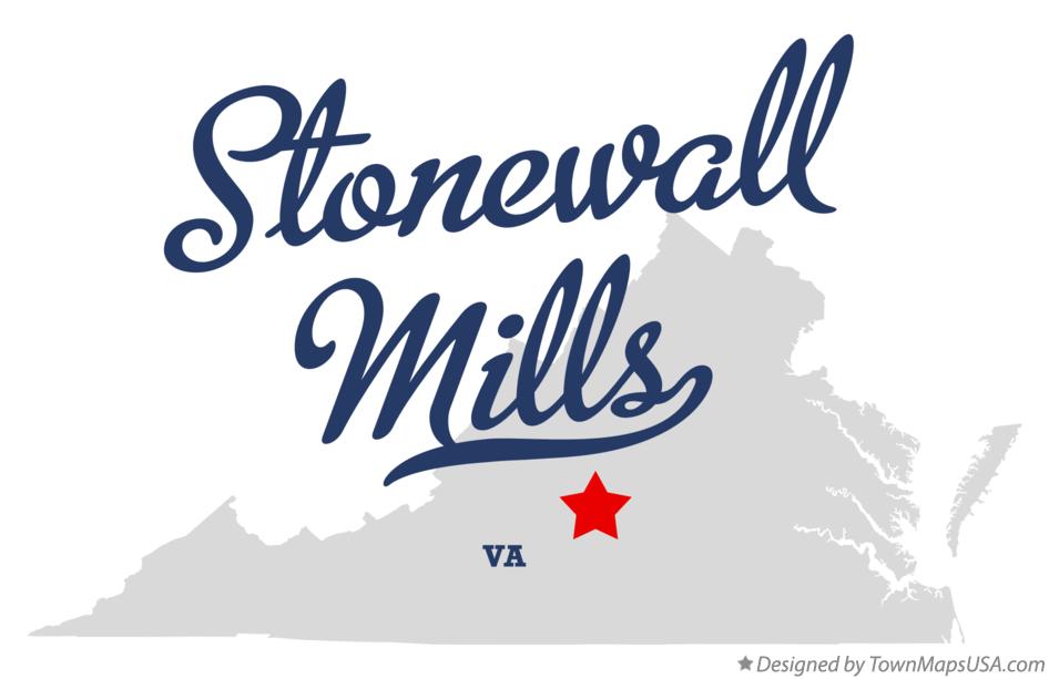 Map of Stonewall Mills Virginia VA
