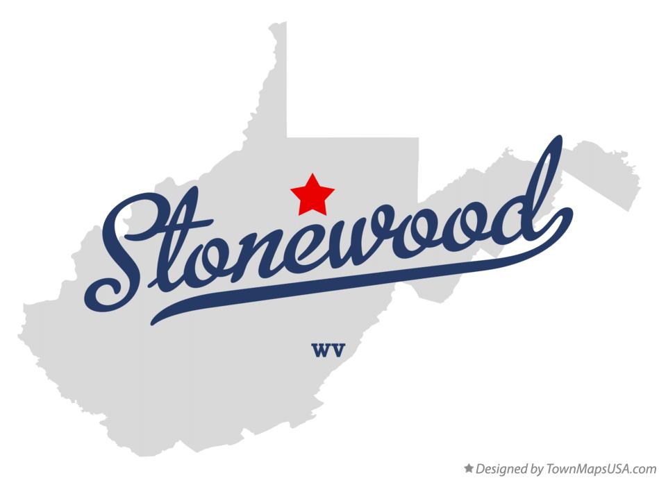 Map of Stonewood West Virginia WV