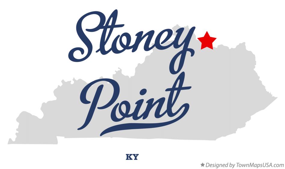 Map of Stoney Point Kentucky KY