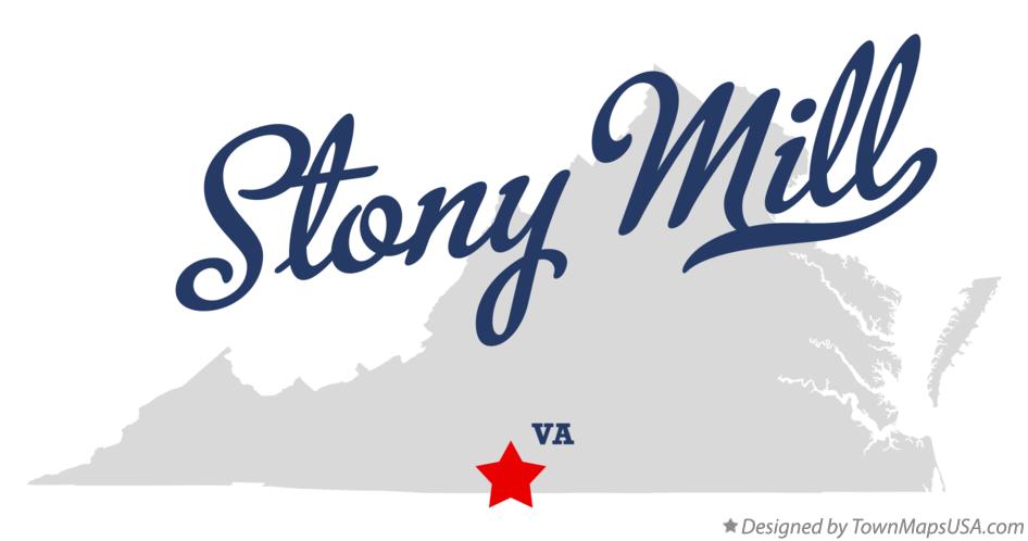 Map of Stony Mill Virginia VA