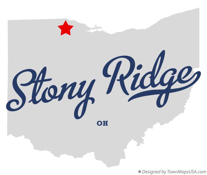 Map of Stony Ridge Ohio OH