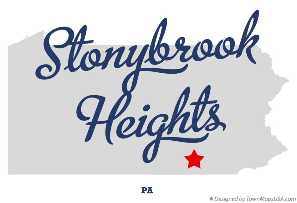 Map of Stonybrook Heights Pennsylvania PA