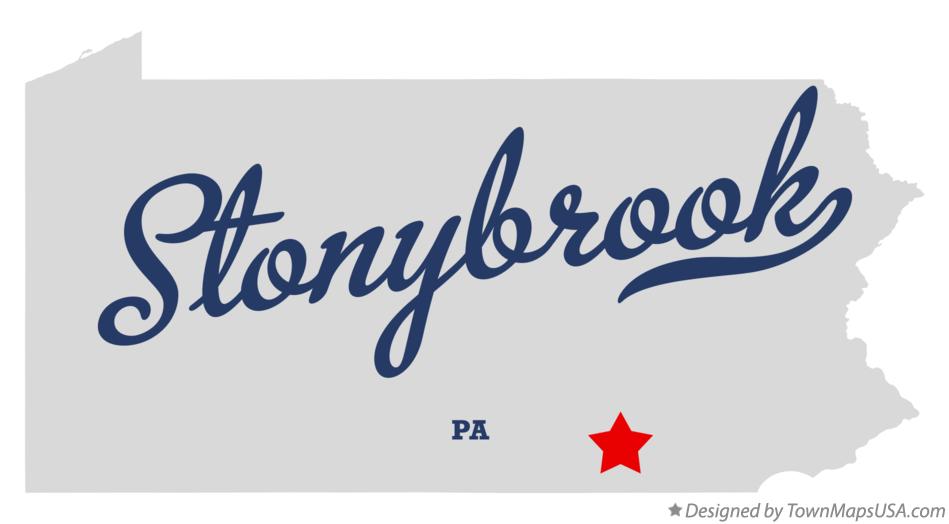 Map of Stonybrook Pennsylvania PA