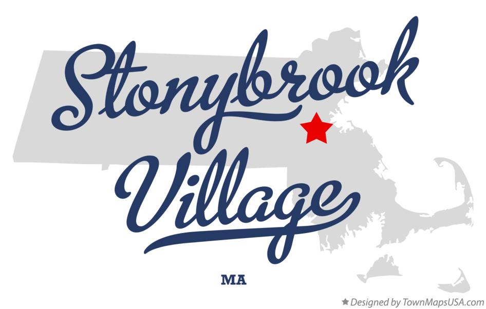 Map of Stonybrook Village Massachusetts MA