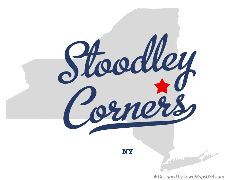 Map of Stoodley Corners New York NY
