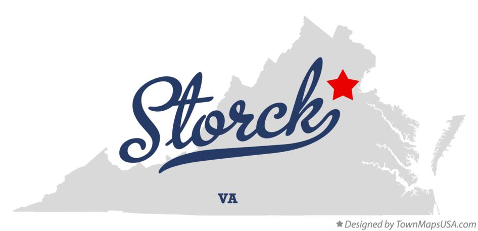 Map of Storck Virginia VA
