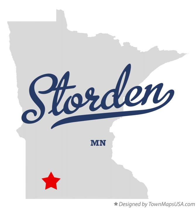 Map of Storden Minnesota MN