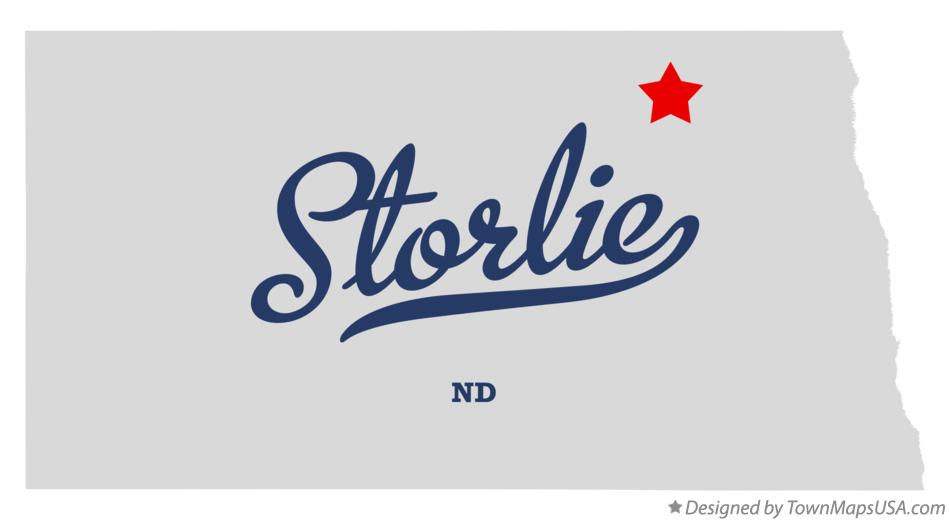 Map of Storlie North Dakota ND