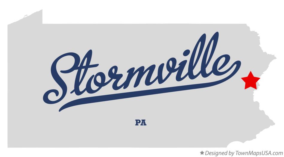 Map of Stormville Pennsylvania PA