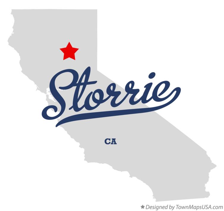 Map of Storrie California CA