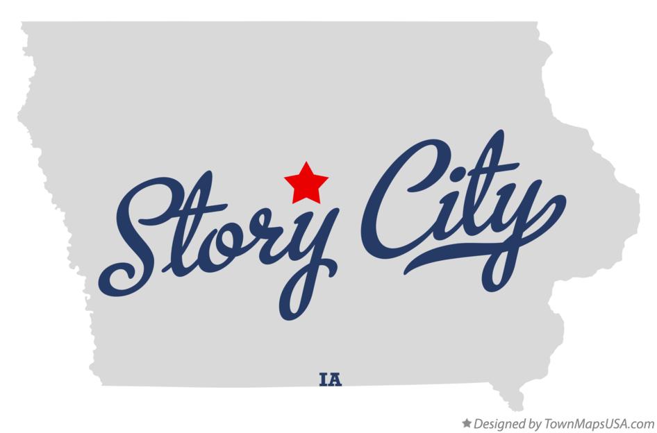 Map of Story City Iowa IA
