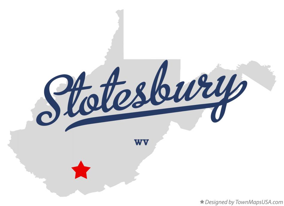 Map of Stotesbury West Virginia WV