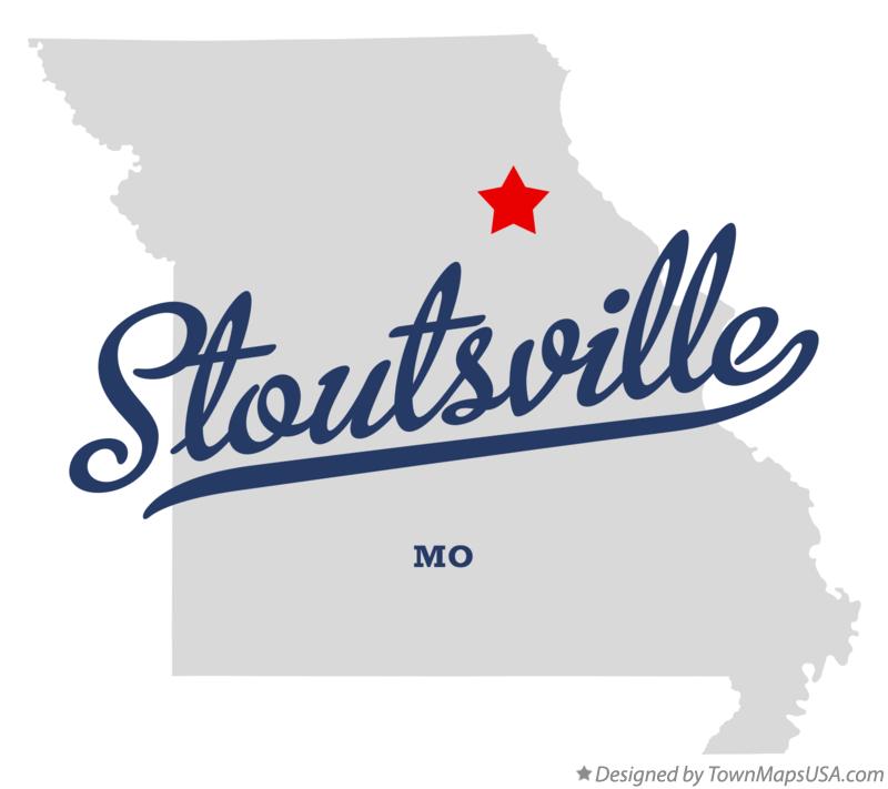 Map of Stoutsville Missouri MO