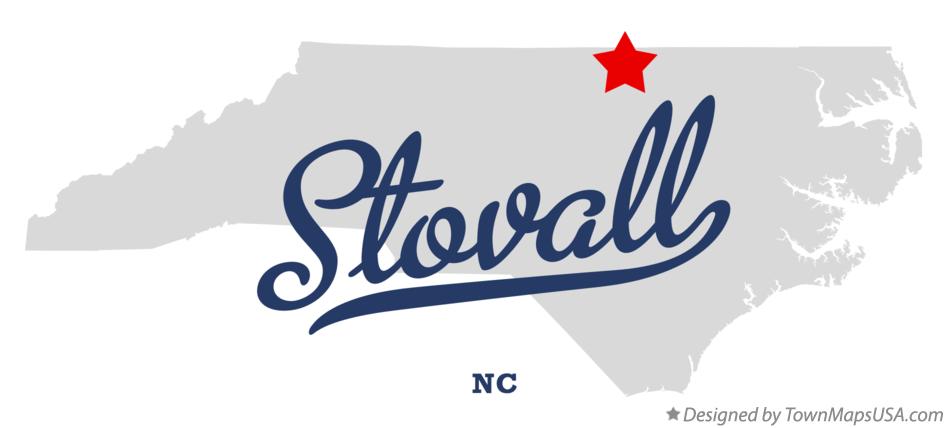 Map of Stovall North Carolina NC