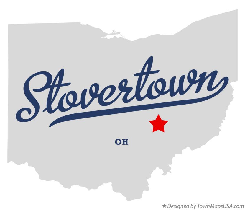 Map of Stovertown Ohio OH