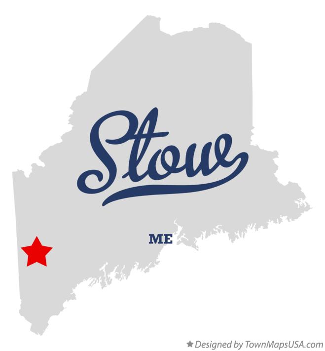 Map of Stow Maine ME