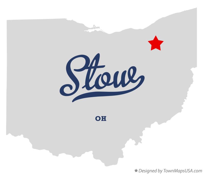 Map of Stow Ohio OH