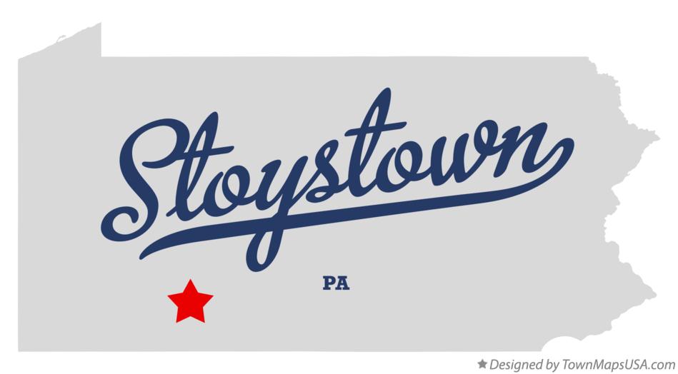 Map of Stoystown Pennsylvania PA