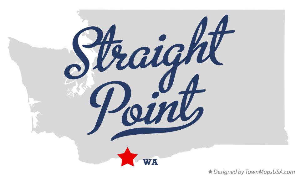 Map of Straight Point Washington WA