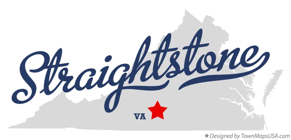 Map of Straightstone Virginia VA