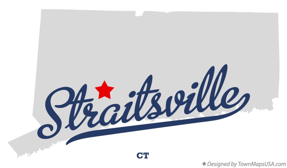 Map of Straitsville Connecticut CT