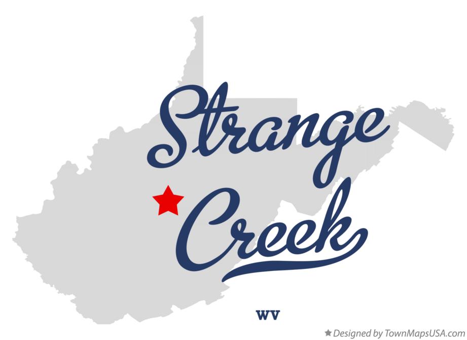 Map of Strange Creek West Virginia WV