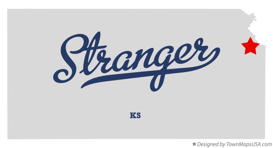 Map of Stranger Kansas KS