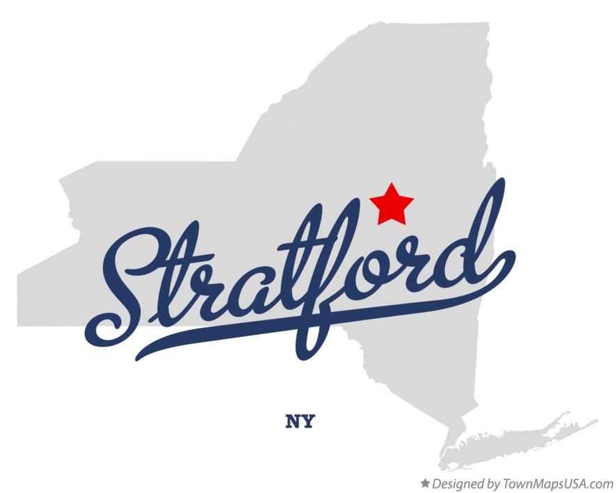 Map of Stratford New York NY