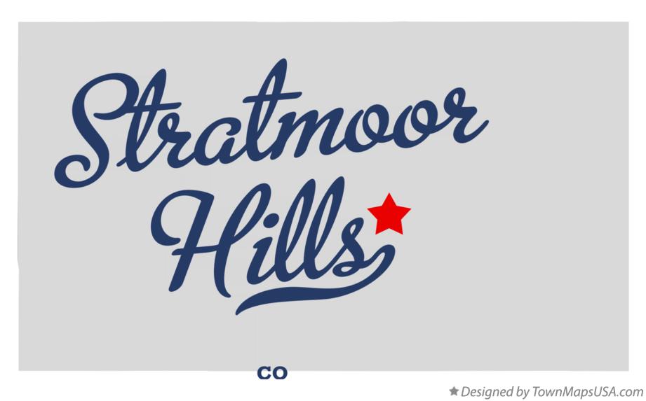 Map of Stratmoor Hills Colorado CO