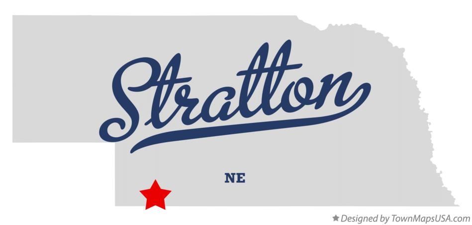 Map of Stratton Nebraska NE