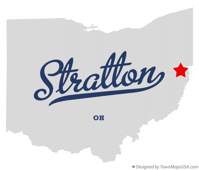 Map of Stratton Ohio OH