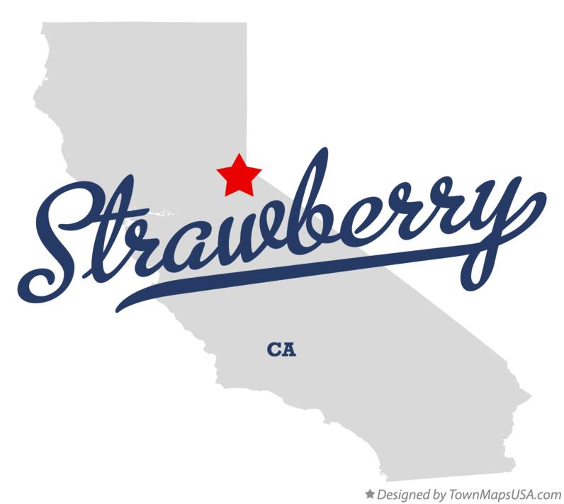Map of Strawberry California CA