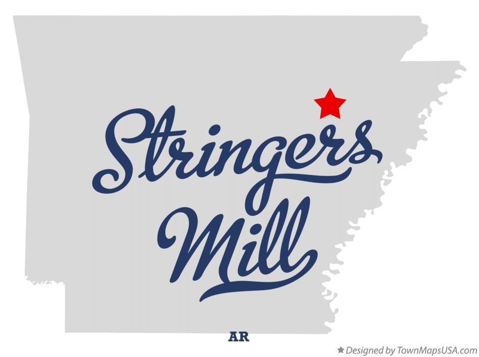 Map of Stringers Mill Arkansas AR