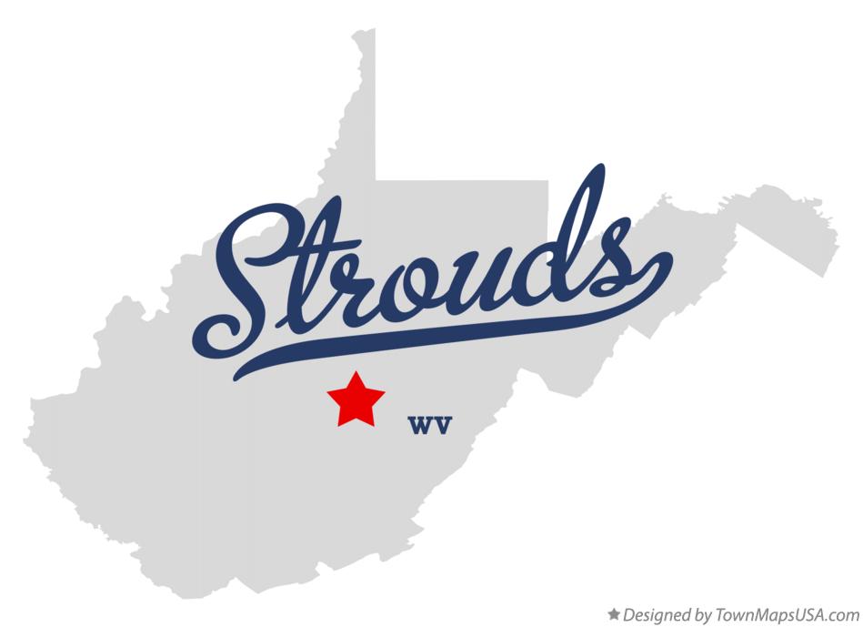Map of Strouds West Virginia WV
