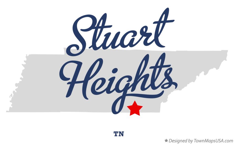 Map of Stuart Heights Tennessee TN