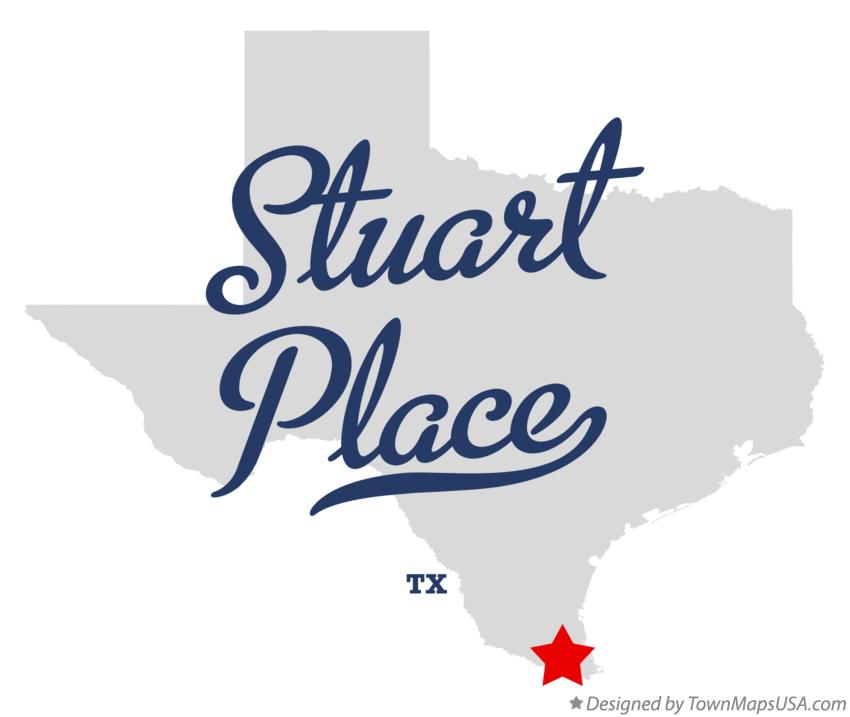 Map of Stuart Place Texas TX