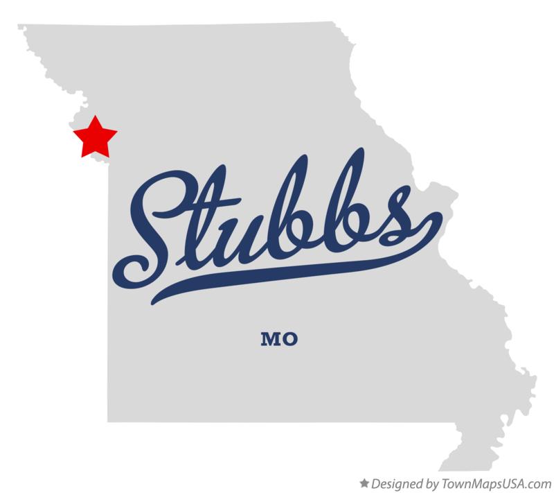Map of Stubbs Missouri MO