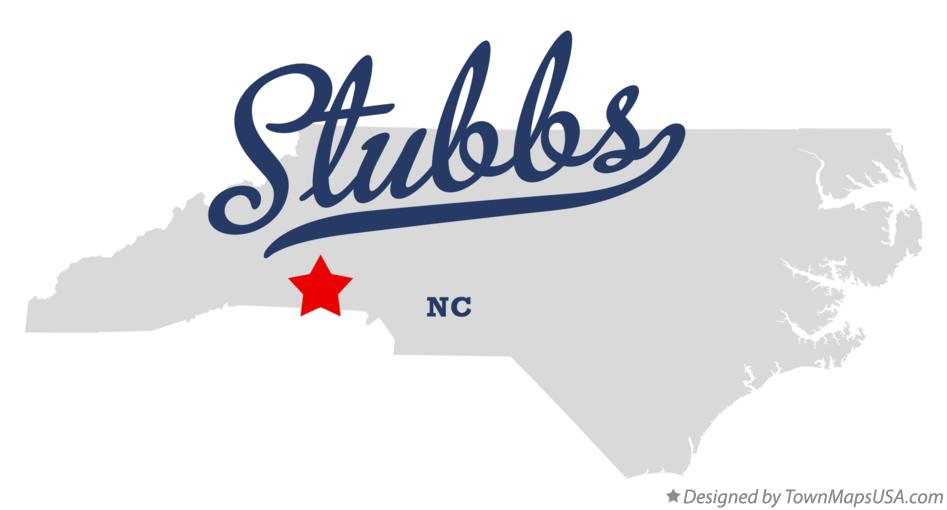 Map of Stubbs North Carolina NC