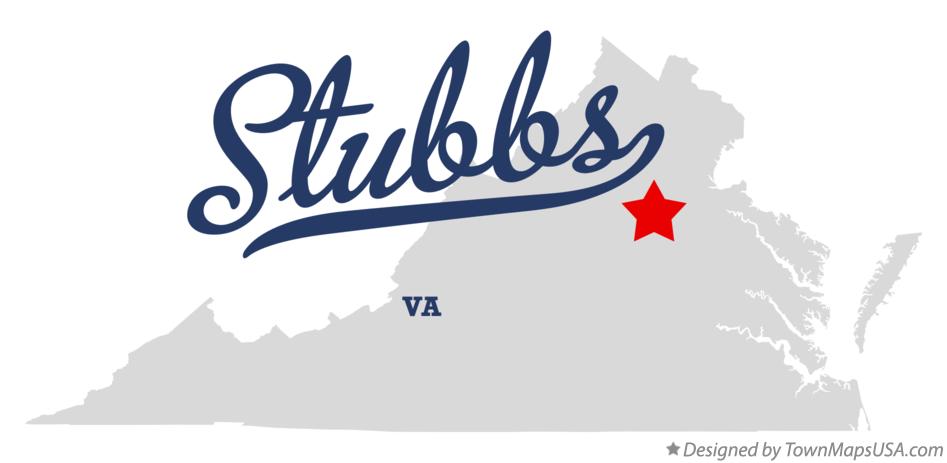 Map of Stubbs Virginia VA