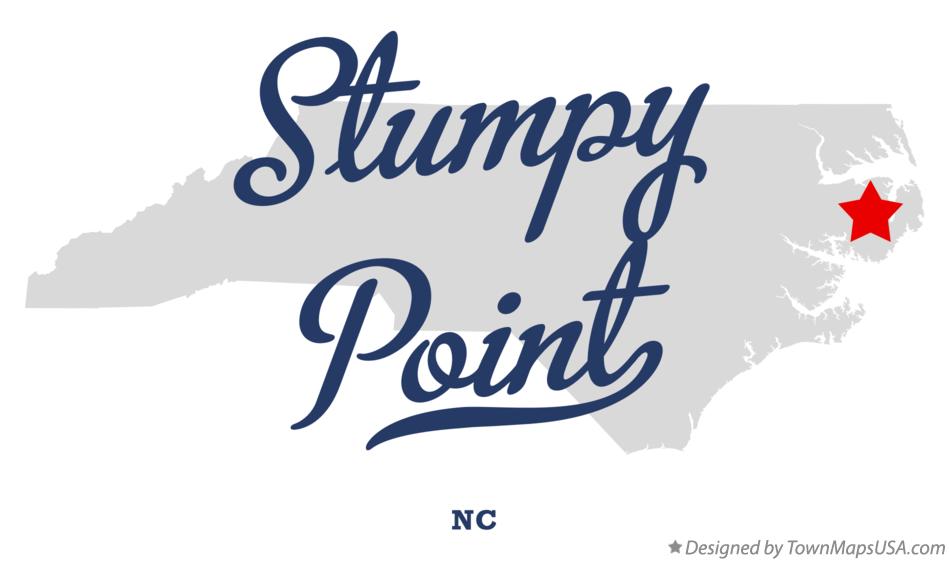 Map of Stumpy Point North Carolina NC