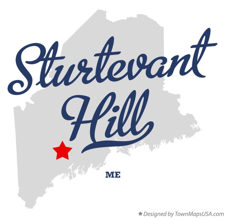 Map of Sturtevant Hill Maine ME