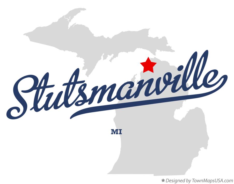 Map of Stutsmanville Michigan MI