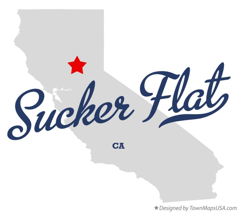 Map of Sucker Flat California CA
