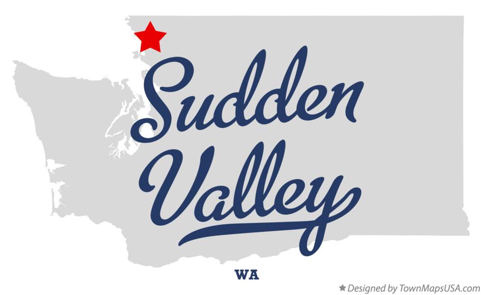 Map of Sudden Valley Washington WA