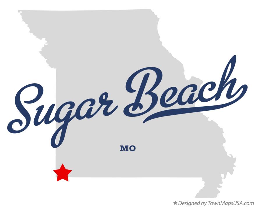 Map of Sugar Beach Missouri MO