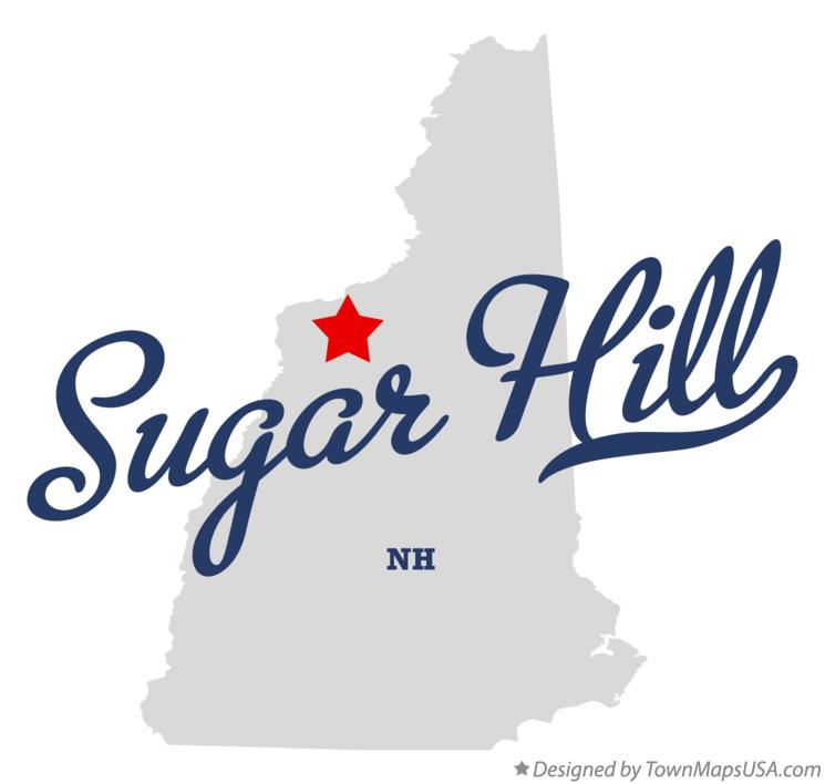 Map of Sugar Hill New Hampshire NH