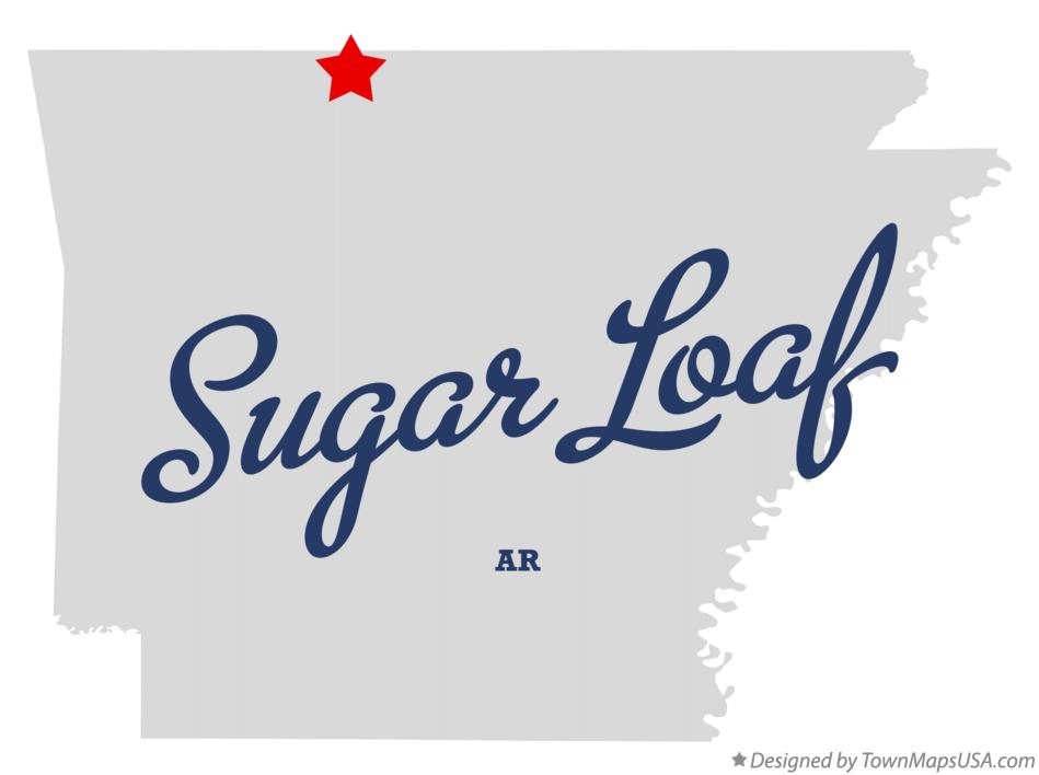 Map of Sugar Loaf Arkansas AR