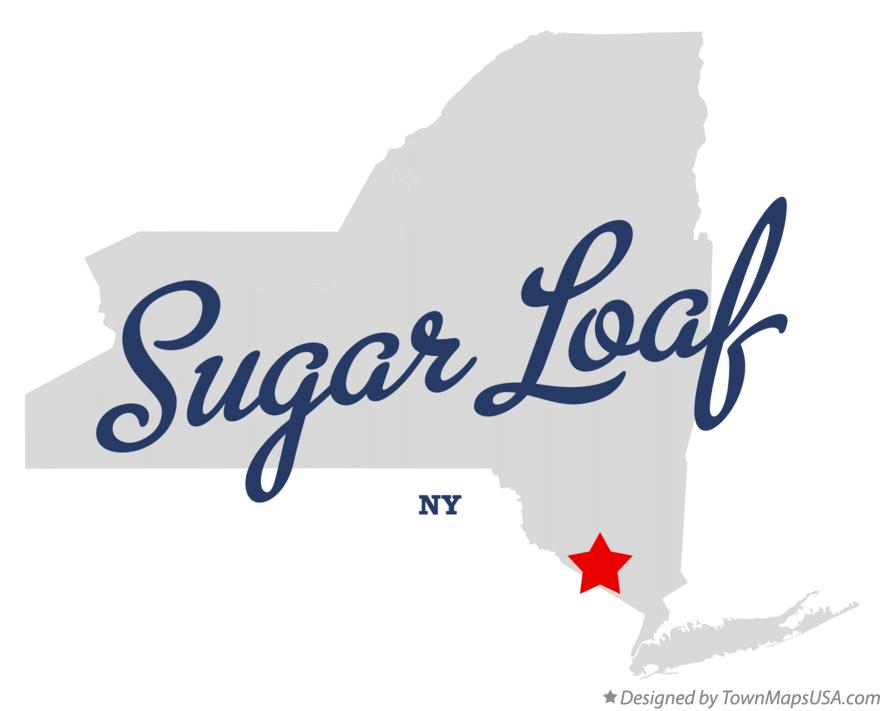 Map of Sugar Loaf New York NY