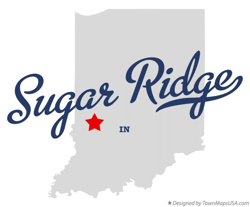 Map of Sugar Ridge Indiana IN