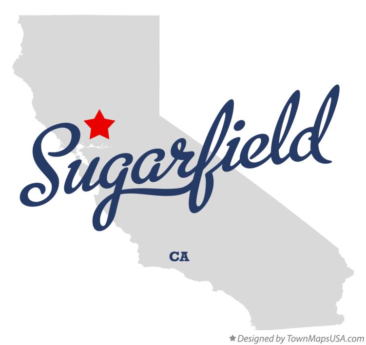Map of Sugarfield California CA